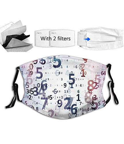 Comfortable Windproof mask,Digital Code Numbers Computer Database Science Information Technology Themed Art,Printed Facial decorations for adult Comfortable Windproof mask,Digital Code Numbers Computer Database Science Information Technology Themed Art,Printed Facial decorations for adult