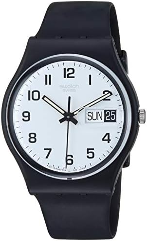 Swatch Women’s None Quartz Silicone Strap, Black, 19 Casual Watch (Model: GB743) Swatch Women’s None Quartz Silicone Strap, Black, 19 Casual Watch (Model: GB743)