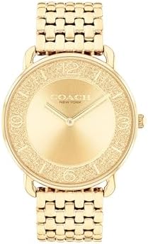 Coach Elliot Women’s 2H Quartz Watch – Stainless Steel Bracelet – Water Resistant up to 3ATM/30 Meters – Premium Fashion – Classic Minimalist Design for Everyday Wear – 28mm Coach Elliot Women’s 2H Quartz Watch – Stainless Steel Bracelet – Water Resistant up to 3ATM/30 Meters – Premium Fashion – Classic Minimalist Design for Everyday Wear – 28mm
