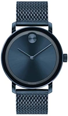 Movado Bold Evolution Men’s Blue Ion – Plated Stainless Steel Case and Mesh Bracelet (Model: 3600610) Movado Bold Evolution Men’s Blue Ion – Plated Stainless Steel Case and Mesh Bracelet (Model: 3600610)