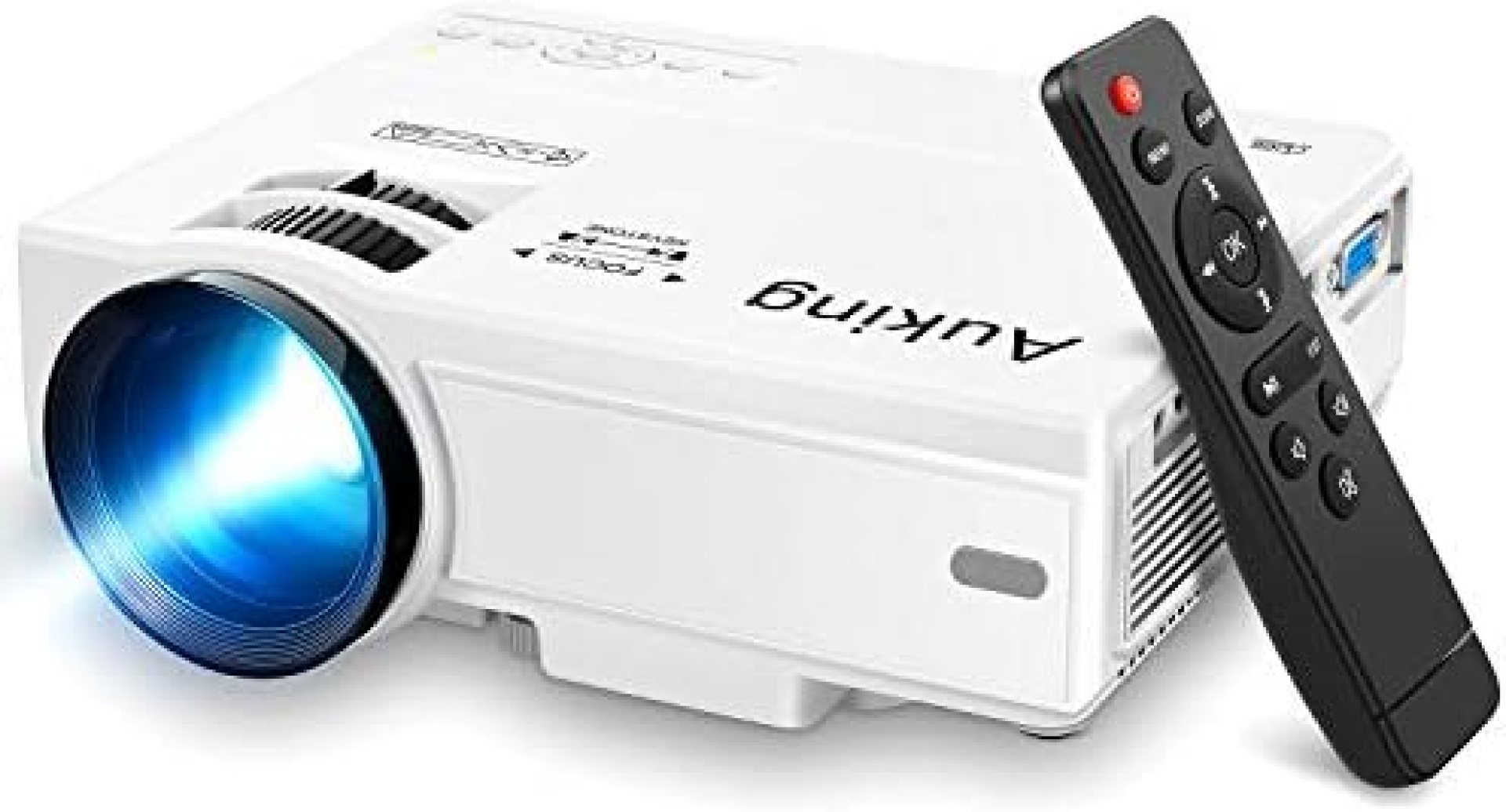 AuKing Mini Projector 2021 Upgraded Portable Video-Projector,55000 Hours Multimedia Home Theater Movie Projector,Compatible with Full HD 1080P HDMI,VGA,USB,AV,Laptop,Smartphone AuKing Mini Projector 2021 Upgraded Portable Video-Projector,55000 Hours Multimedia Home Theater Movie Projector,Compatible with Full HD 1080P HDMI,VGA,USB,AV,Laptop,Smartphone
