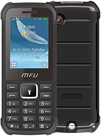 MFU A608 2.4 Inch Dual-SIM GSM Rugged Unlocked Feature Phone, Easy to use Senior SIM Free Mobile Phone Basic Cell Phone for Elderly, SOS Function,3000mAh Battery Big Button (Black) MFU A608 2.4 Inch Dual-SIM GSM Rugged Unlocked Feature Phone, Easy to use Senior SIM Free Mobile Phone Basic Cell Phone for Elderly, SOS Function,3000mAh Battery Big Button (Black)