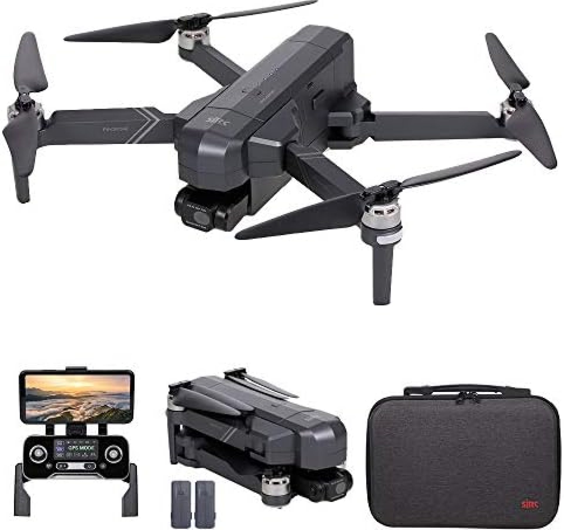 GoolRC SJRC F11 4K PRO GPS Drone, 5G WiFi FPV Drone with 4K HD Camera, 2-Axis Gimbal and Brushless Motor, Foldable RC Quadcopter with Auto Return, Altitude Hold, Follow Me, Storage Bag and 2 Batteries GoolRC SJRC F11 4K PRO GPS Drone, 5G WiFi FPV Drone with 4K HD Camera, 2-Axis Gimbal and Brushless Motor, Foldable RC Quadcopter with Auto Return, Altitude Hold, Follow Me, Storage Bag and 2 Batteries