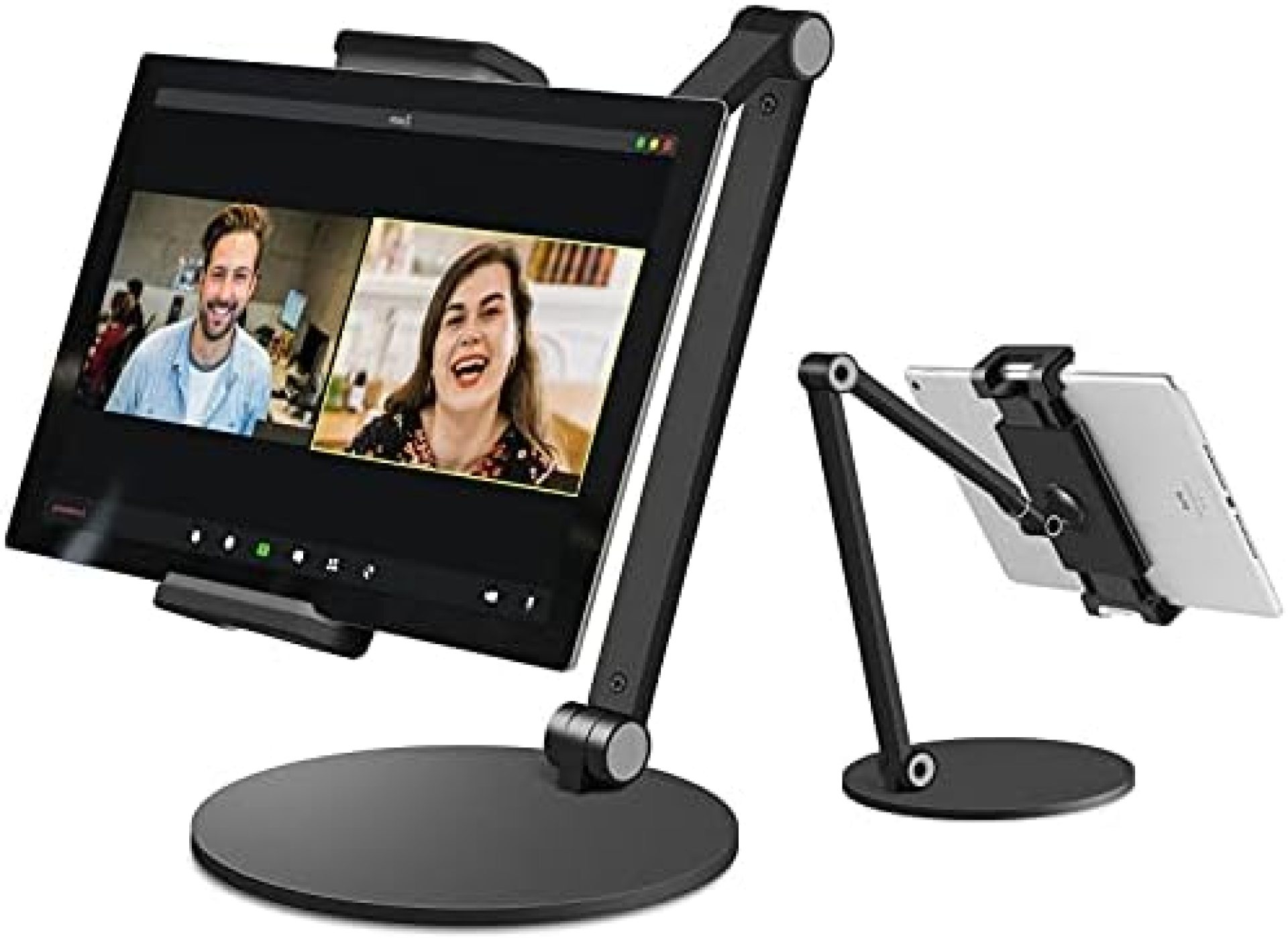 Surface Pro Stand, iPad Pro 12.9 Stand, Inifispce Multi-Angle Adjustable Tablet Stand Holder for 4.7”- 13” Screen Microsoft Surface Pro Series, iPad Pro 11 / 12.9, iPad, Mini, Air and More (Black) Surface Pro Stand, iPad Pro 12.9 Stand, Inifispce Multi-Angle Adjustable Tablet Stand Holder for 4.7”- 13” Screen Microsoft Surface Pro Series, iPad Pro 11 / 12.9, iPad, Mini, Air and More (Black)
