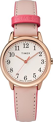 Timex Women’s Easy Reader Leather Strap 30mm Watch Timex Women’s Easy Reader Leather Strap 30mm Watch