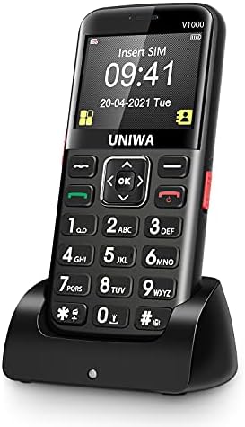 Mosthink 4G Unlocked Cell Phones for Seniors, Basic Cell Phone for Elderly, SOS Senior Mobile Phone Big Button Big Volume, Hearing Aid Compatible with Charging Dock (Black) Mosthink 4G Unlocked Cell Phones for Seniors, Basic Cell Phone for Elderly, SOS Senior Mobile Phone Big Button Big Volume, Hearing Aid Compatible with Charging Dock (Black)