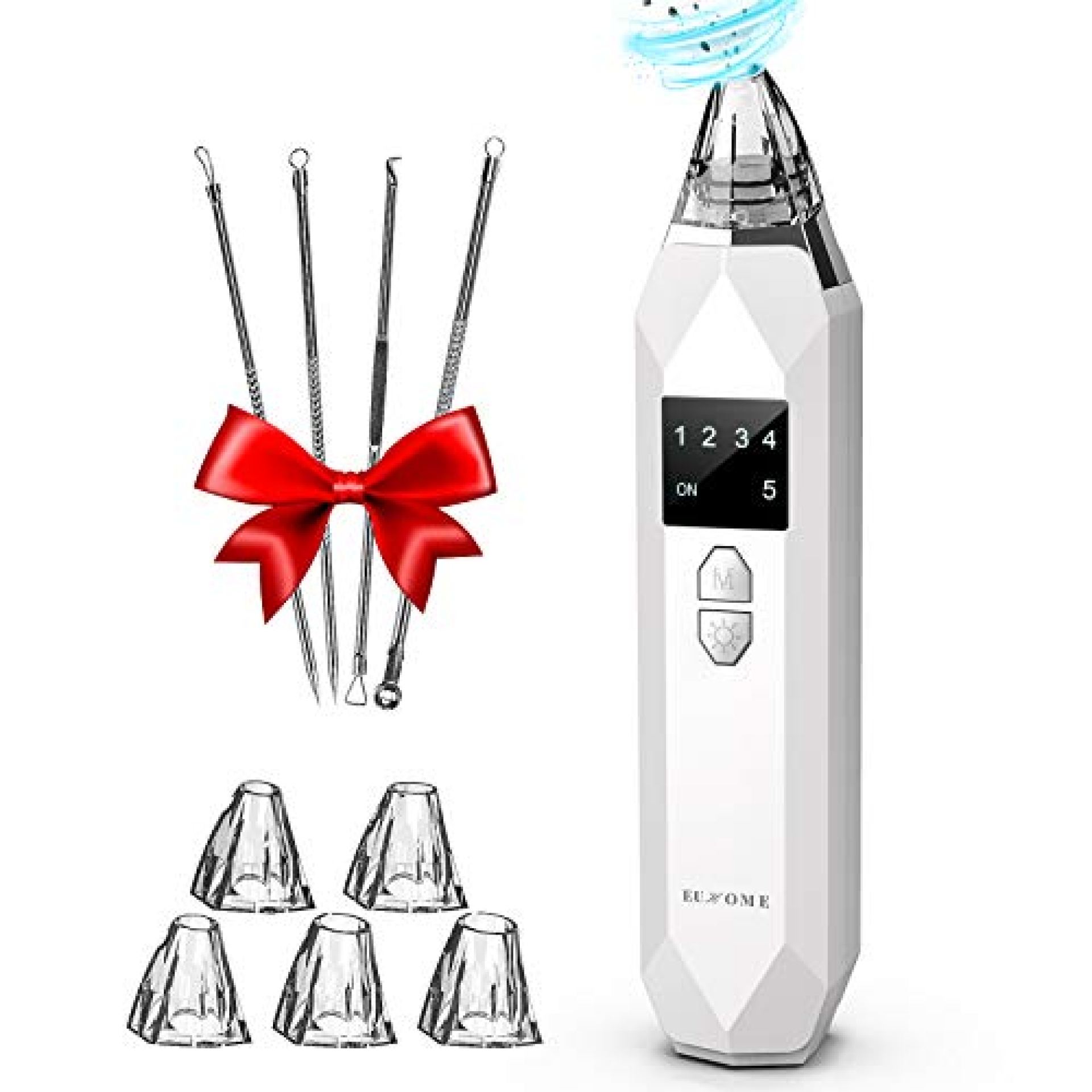 Blackhead Remover Pore Vacuum EUHOME Electric Rechargeable Blackhead Whitehead Acne Comedone Pimple Extractor Facial Skin Cleaner Blackhead Removal Kit 5 Suction Probes Face Cleaning Tools… Blackhead Remover Pore Vacuum EUHOME Electric Rechargeable Blackhead Whitehead Acne Comedone Pimple Extractor Facial Skin Cleaner Blackhead Removal Kit 5 Suction Probes Face Cleaning Tools…