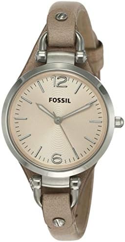 Fossil Women’s Georgia Quartz Stainless Steel and Leather Casual Watch Fossil Women’s Georgia Quartz Stainless Steel and Leather Casual Watch