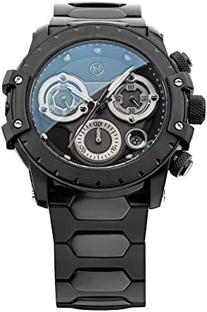 NOVE Modena Chronograph Swiss Made Quartz Watches for Men & Women, 13.7mm Thin, Day Date Calendar, Minute Counter NOVE Modena Chronograph Swiss Made Quartz Watches for Men & Women, 13.7mm Thin, Day Date Calendar, Minute Counter