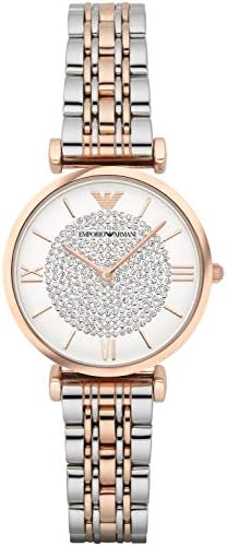 Emporio Armani Women’s Stainless Steel Two-Hand Dress Watch Emporio Armani Women’s Stainless Steel Two-Hand Dress Watch