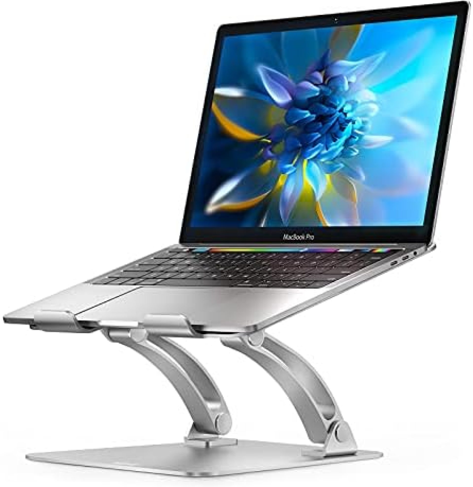 Nulaxy Laptop Stand, Ergonomic Height Angle Adjustable Computer Laptop Holder Compatible with MacBook, Air, Pro, Dell XPS, Samsung, Alienware All Laptops 11-17″, Supports Up to 44 Lbs-Silver Nulaxy Laptop Stand, Ergonomic Height Angle Adjustable Computer Laptop Holder Compatible with MacBook, Air, Pro, Dell XPS, Samsung, Alienware All Laptops 11-17″, Supports Up to 44 Lbs-Silver
