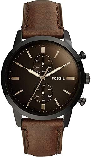 Fossil Men’s Townsman Stainless Steel and Leather Casual Quartz Chronograph Watch Fossil Men’s Townsman Stainless Steel and Leather Casual Quartz Chronograph Watch