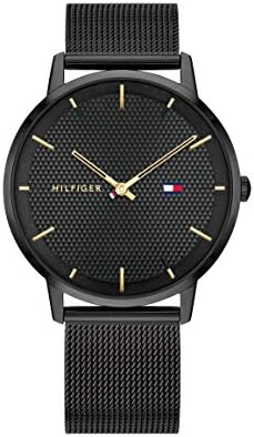 Tommy Hilfiger Men’s Quartz Watch with Stainless Steel Strap, Black, 20 (Model: 1791870) Tommy Hilfiger Men’s Quartz Watch with Stainless Steel Strap, Black, 20 (Model: 1791870)