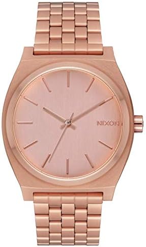 NIXON Time Teller A045-100m Water Resistant Men’s Analog Fashion Watch (37mm Watch Face, 19.5mm-18mm Stainless Steel Band) NIXON Time Teller A045-100m Water Resistant Men’s Analog Fashion Watch (37mm Watch Face, 19.5mm-18mm Stainless Steel Band)