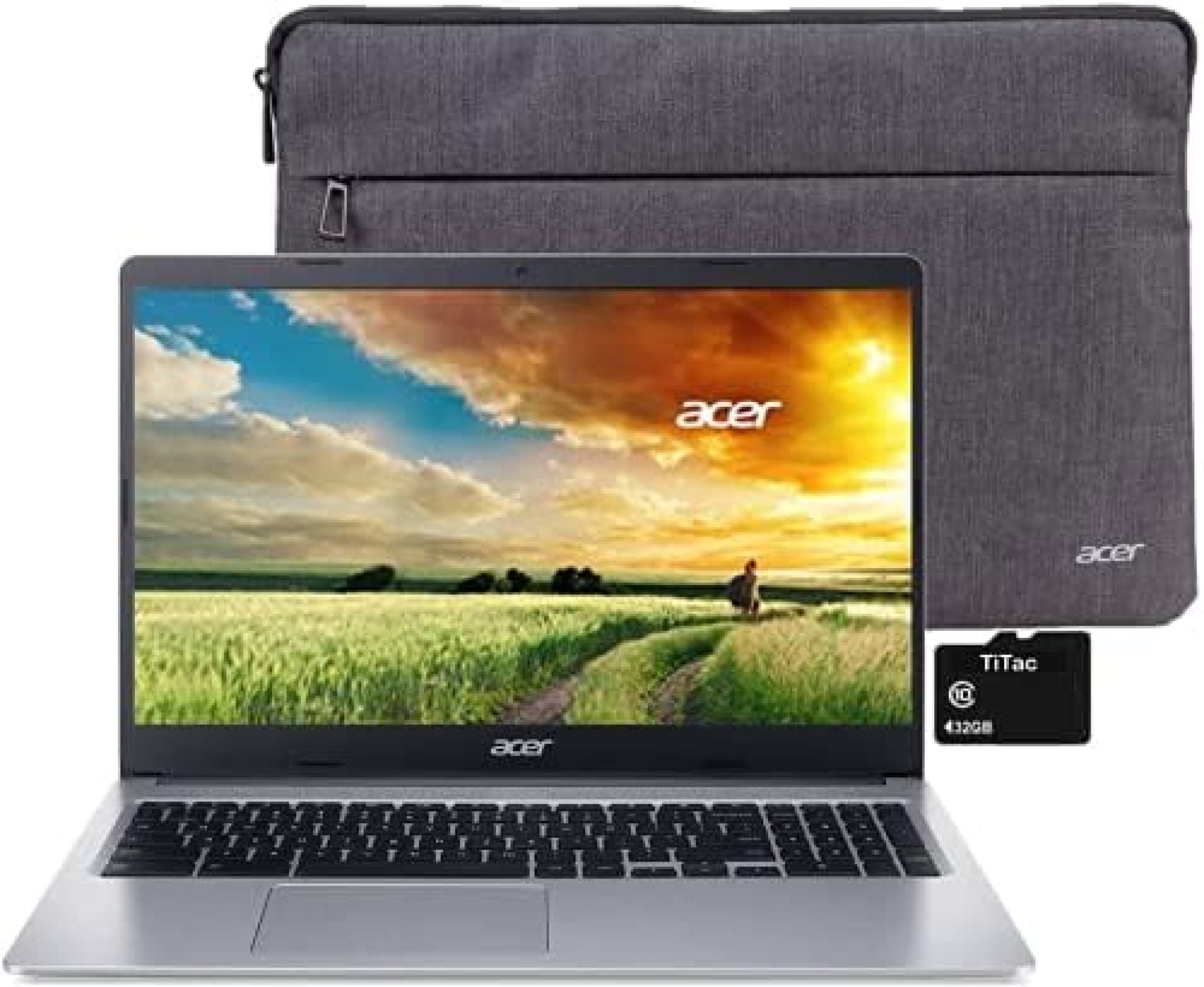 2021 Acer Chromebook 315 Laptop Computer 15.6” HD Display Intel Celeron N4000 Processor(Up to 2.6GHz) 4GB RAM 32GB eMMC Webcam BT USB Type C Chrome OS + TiTac Accessory 2021 Acer Chromebook 315 Laptop Computer 15.6” HD Display Intel Celeron N4000 Processor(Up to 2.6GHz) 4GB RAM 32GB eMMC Webcam BT USB Type C Chrome OS + TiTac Accessory