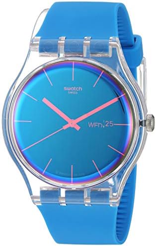 Swatch Transformation Quartz Silicone Strap, Blue, 20 Casual Watch (Model: SUOK711) Swatch Transformation Quartz Silicone Strap, Blue, 20 Casual Watch (Model: SUOK711)