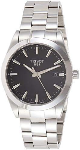 Tissot mens Gentleman Stainless Steel Dress Watch Grey T1274101105100 Tissot mens Gentleman Stainless Steel Dress Watch Grey T1274101105100