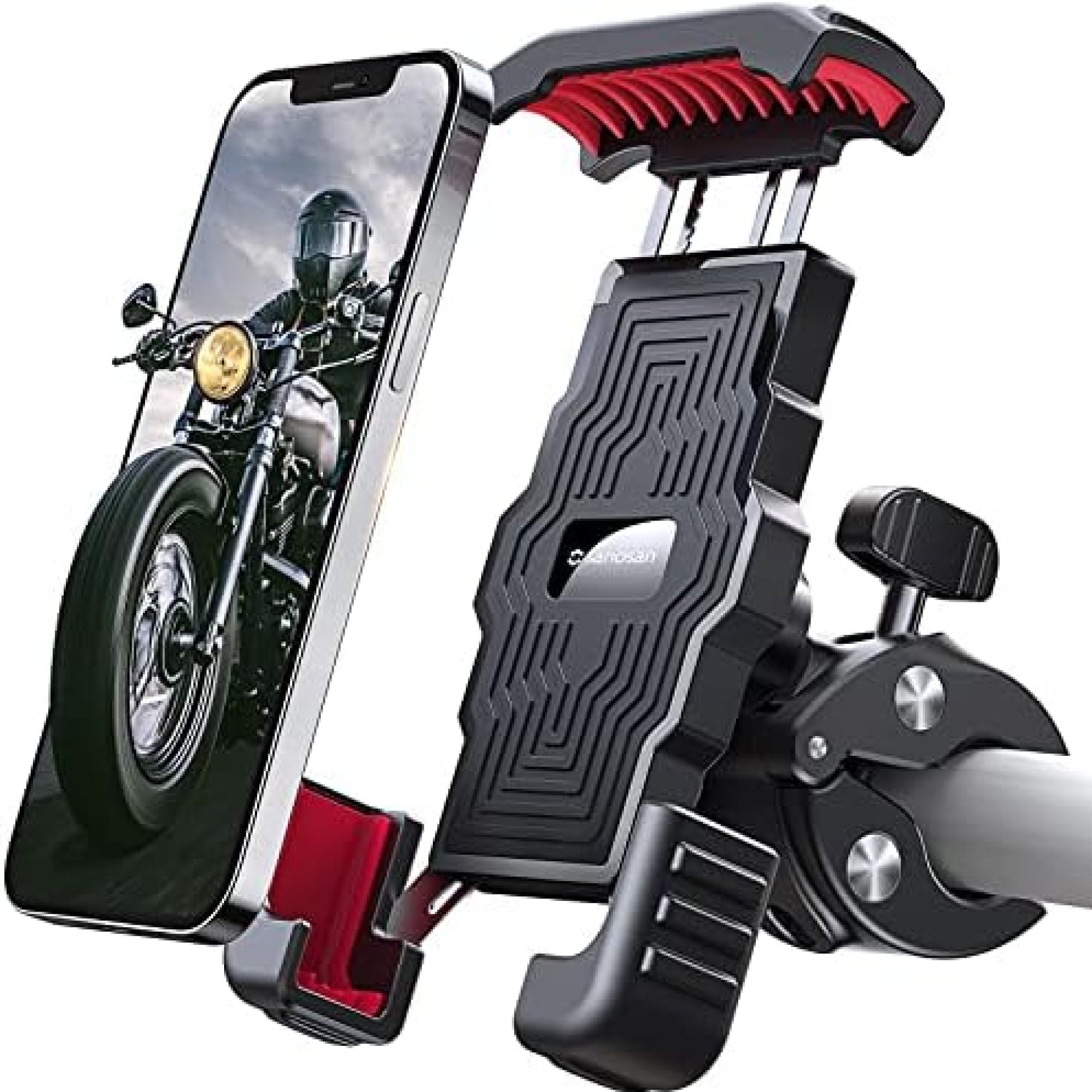 Sanosan One-Push Motorcycle Phone Mount,15s Quickly Install,1 Second Automatically Lock & Release,High-Speed Secure Switch,Bike Accessories for Motorcycle,Widely Compatible for Cellphone(4.7″-7″) Sanosan One-Push Motorcycle Phone Mount,15s Quickly Install,1 Second Automatically Lock & Release,High-Speed Secure Switch,Bike Accessories for Motorcycle,Widely Compatible for Cellphone(4.7″-7″)