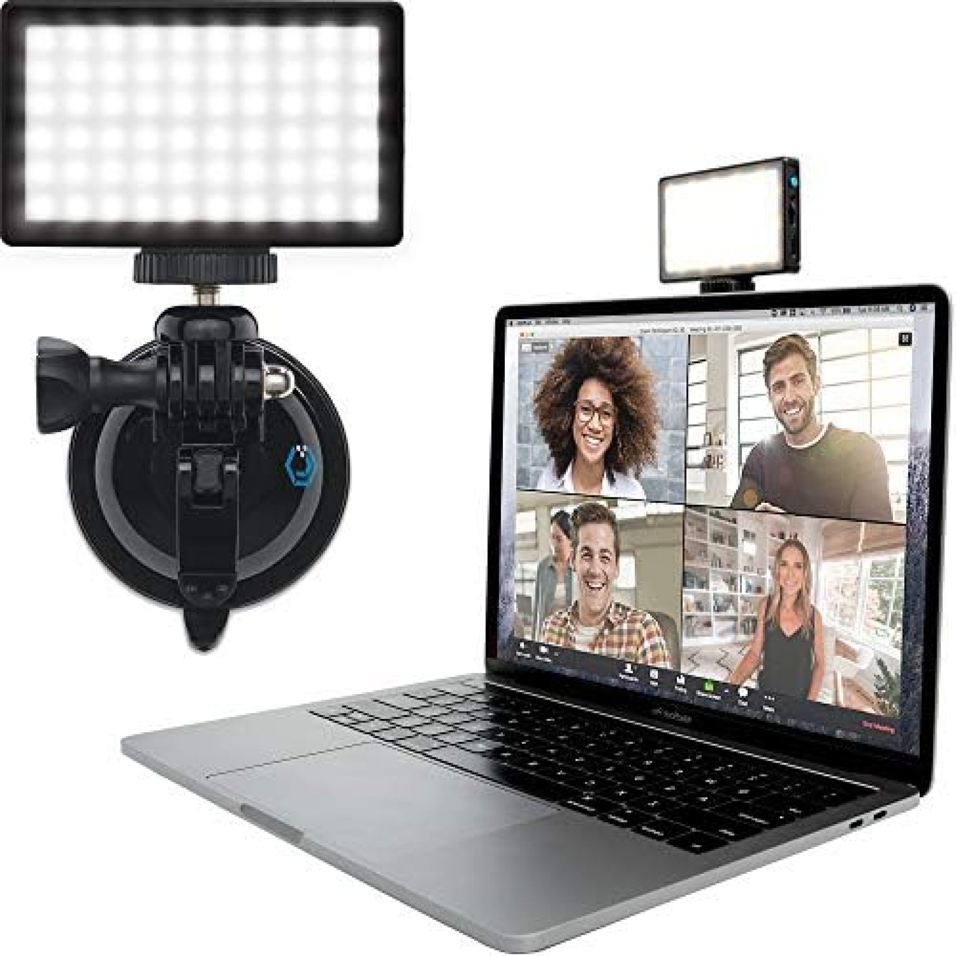 Lume Cube Video Conference Lighting Kit | Live Streaming, Zoom Calls, Video Calls & Remote Working | Lighting Accessory for Laptop, Adjustable Brightness and Color, Computer Mount Included Lume Cube Video Conference Lighting Kit | Live Streaming, Zoom Calls, Video Calls & Remote Working | Lighting Accessory for Laptop, Adjustable Brightness and Color, Computer Mount Included