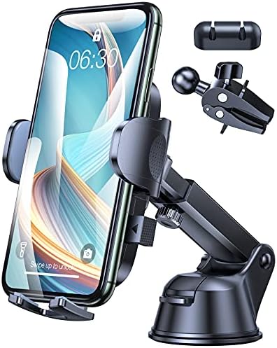 Car Phone Holder Mount, HTU Car Phone Mount for Car Dashboard Windshield Air Vent, Universal Cell Phone Holder Car Compatible with iPhone Galaxy All Phones Car Phone Holder Mount, HTU Car Phone Mount for Car Dashboard Windshield Air Vent, Universal Cell Phone Holder Car Compatible with iPhone Galaxy All Phones