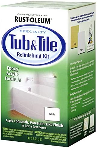 Rust-Oleum 7860519 Tub & Tile Refinishing Kit, 4 Pack, White Rust-Oleum 7860519 Tub & Tile Refinishing Kit, 4 Pack, White