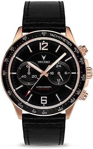 Vincero Luxury Men’s Apex Wrist Watch – 42mm Chronograph Watch – Japanese Quartz Movement Vincero Luxury Men’s Apex Wrist Watch – 42mm Chronograph Watch – Japanese Quartz Movement