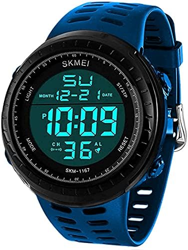 LYMFHCH Men’s Digital Sports Watch LED Screen Large Face Military Watches for Men Waterproof Casual Luminous Stopwatch Alarm Simple Army Watch LYMFHCH Men’s Digital Sports Watch LED Screen Large Face Military Watches for Men Waterproof Casual Luminous Stopwatch Alarm Simple Army Watch