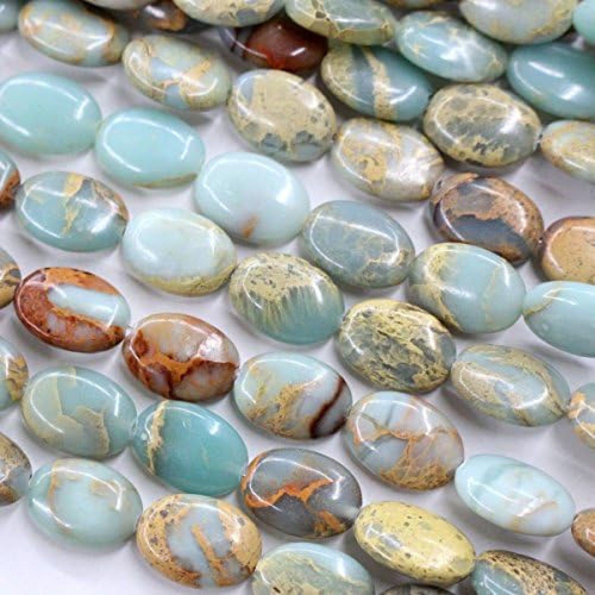 Natural Color Genuine Serpentine Real Gemstone Loose Beads Findings for Jewelry Making Supplies (Oval 1014mm) Natural Color Genuine Serpentine Real Gemstone Loose Beads Findings for Jewelry Making Supplies (Oval 1014mm)