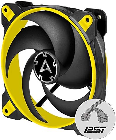 ARCTIC BioniX P120-120 mm Gaming Case Fan with PWM Sharing Technology (PST), Pressure-optimised, Very Quiet Motor, Computer, Fan Speed: 200–2100 RPM – Yellow ARCTIC BioniX P120-120 mm Gaming Case Fan with PWM Sharing Technology (PST), Pressure-optimised, Very Quiet Motor, Computer, Fan Speed: 200–2100 RPM – Yellow