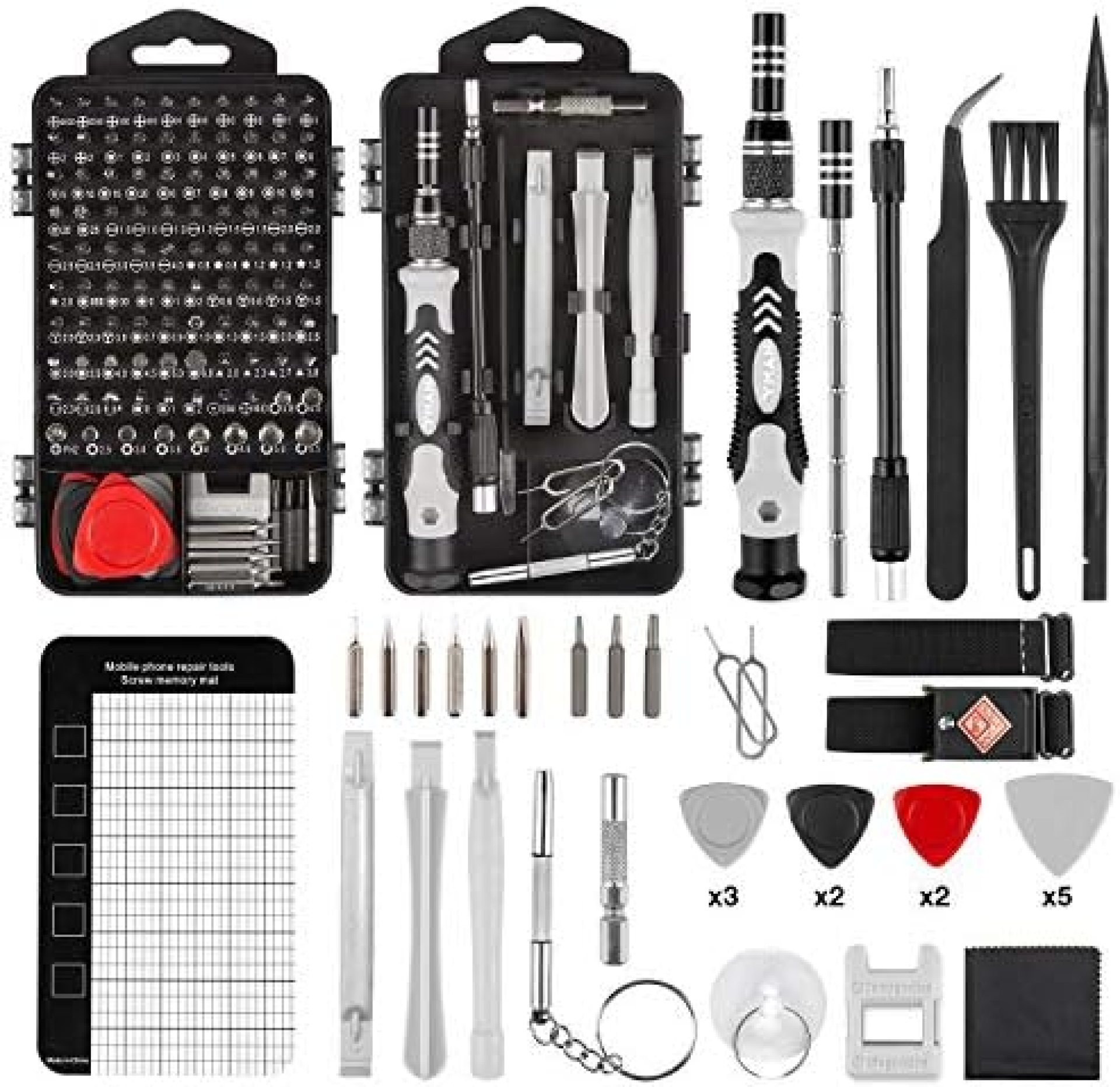 VMAN 140 in 1 Precision Screwdriver Set, Magnetic Electronic Screwdriver Set, Electronics Repair Tool Kit with Case, for Watch, Mobile Phone, Game console, Computer, Camera, Headset. Etc VMAN 140 in 1 Precision Screwdriver Set, Magnetic Electronic Screwdriver Set, Electronics Repair Tool Kit with Case, for Watch, Mobile Phone, Game console, Computer, Camera, Headset. Etc