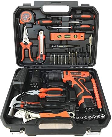 COLMAX Power Tools Combo Kit 35 PCS, With 16.8V Cordless Drill(2 Batteries!) and Household Repairing Mixed Tools, Daily Use Home Repairing Tool Set COLMAX Power Tools Combo Kit 35 PCS, With 16.8V Cordless Drill(2 Batteries!) and Household Repairing Mixed Tools, Daily Use Home Repairing Tool Set