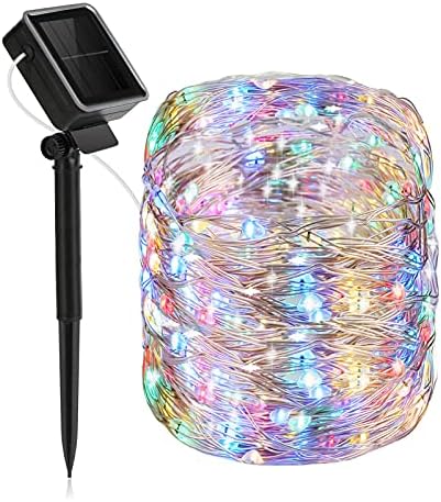 Heaffey Outdoor Solar Fairy String Lights,40 FT 120 LED 8 Lighting Modes Copper Wire Light,Waterproof Solar Powered Decoration for Wedding Patio Yard Trees Christmas Party(Multicolor,1 Pack) Heaffey Outdoor Solar Fairy String Lights,40 FT 120 LED 8 Lighting Modes Copper Wire Light,Waterproof Solar Powered Decoration for Wedding Patio Yard Trees Christmas Party(Multicolor,1 Pack)