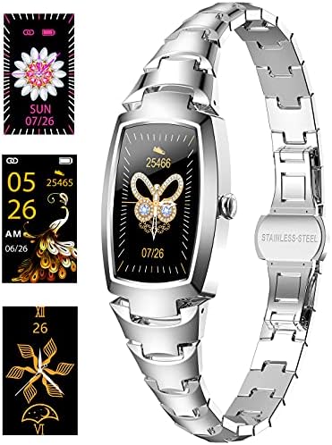 Smart Watch for Women, IP68 Waterproof Fitness Tracker with Heart Rate Blood Pressure Blood Oxygen Monitoring Message Reminder Pedometer Activity Tracker, Women Smart Watches Gift for Lady Girls Smart Watch for Women, IP68 Waterproof Fitness Tracker with Heart Rate Blood Pressure Blood Oxygen Monitoring Message Reminder Pedometer Activity Tracker, Women Smart Watches Gift for Lady Girls