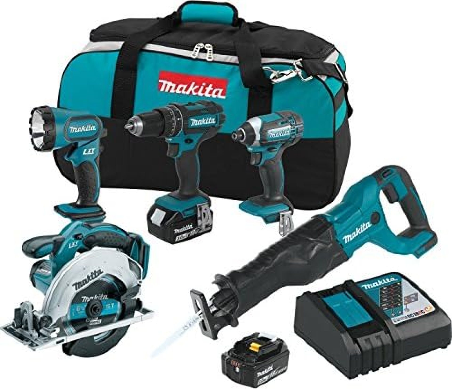 Makita XT505 18V LXT Lithium-Ion Cordless 5-Pc. Combo Kit (3.0Ah) Makita XT505 18V LXT Lithium-Ion Cordless 5-Pc. Combo Kit (3.0Ah)