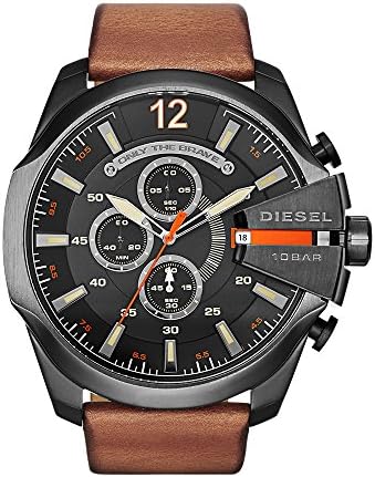 Diesel Men’s Mega Chief Stainless Steel Chronograph Quartz Watch Diesel Men’s Mega Chief Stainless Steel Chronograph Quartz Watch