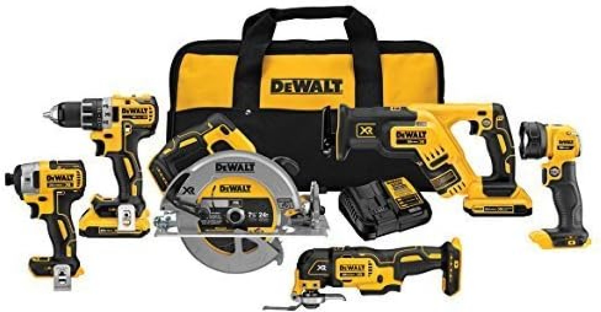 DEWALT 20V MAX XR Brushless Combo Kit, Compact 6-Tool (DCK684D2) DEWALT 20V MAX XR Brushless Combo Kit, Compact 6-Tool (DCK684D2)