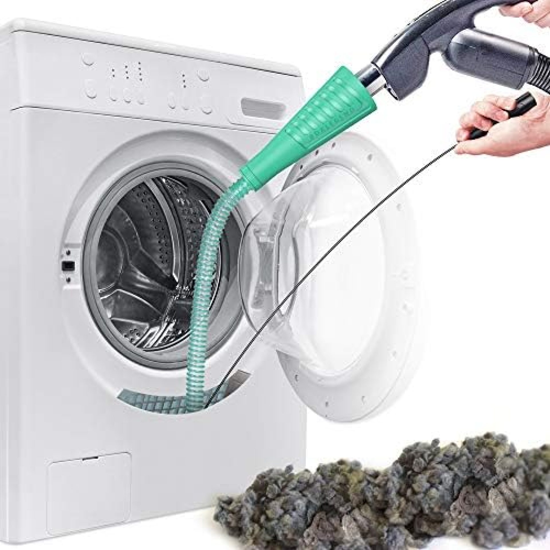 Dryer Vent Cleaner Kit Vacuum Hose Attachment Brush Lint Remover Power Washer and Dryer Vent Vacuum Hose (V2-Green) Dryer Vent Cleaner Kit Vacuum Hose Attachment Brush Lint Remover Power Washer and Dryer Vent Vacuum Hose (V2-Green)