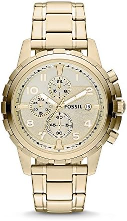 Fossil Men’s Dean Stainless Steel Quartz Dress Chronograph Watch Fossil Men’s Dean Stainless Steel Quartz Dress Chronograph Watch