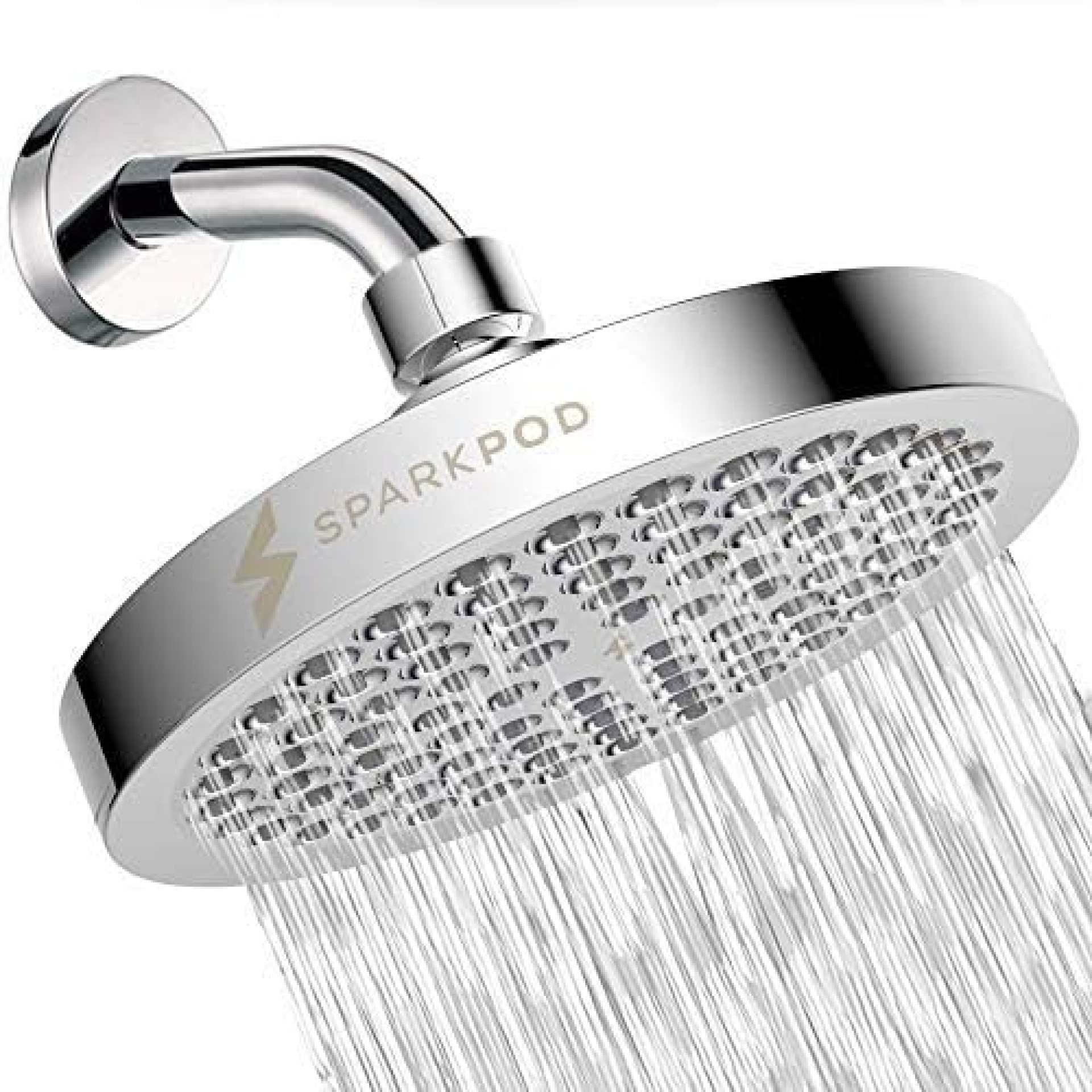 SparkPod Shower Head – High Pressure Rain – Luxury Modern Chrome Look – Easy Tool Free Installation – The Perfect Adjustable Replacement For Your Bathroom Shower Heads SparkPod Shower Head – High Pressure Rain – Luxury Modern Chrome Look – Easy Tool Free Installation – The Perfect Adjustable Replacement For Your Bathroom Shower Heads