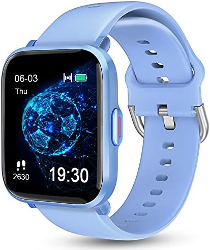 Smart Watch for Android Phones iOS, KALINCO Swim Watch with Heart Rate Monitor Pedometer Calorie Counter, 5ATM Waterproof Fitness Tracker with Sleep Monitor Compass, Smartwatch for Men Women (Blue) Smart Watch for Android Phones iOS, KALINCO Swim Watch with Heart Rate Monitor Pedometer Calorie Counter, 5ATM Waterproof Fitness Tracker with Sleep Monitor Compass, Smartwatch for Men Women (Blue)