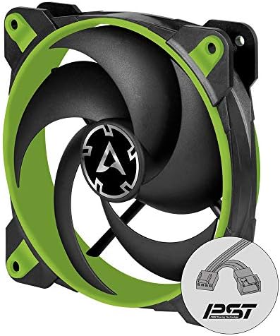 ARCTIC BioniX P120-120 mm Gaming Case Fan with PWM Sharing Technology (PST), Pressure-optimised, Very Quiet Motor, Computer, Fan Speed: 200–2100 RPM – Green ARCTIC BioniX P120-120 mm Gaming Case Fan with PWM Sharing Technology (PST), Pressure-optimised, Very Quiet Motor, Computer, Fan Speed: 200–2100 RPM – Green