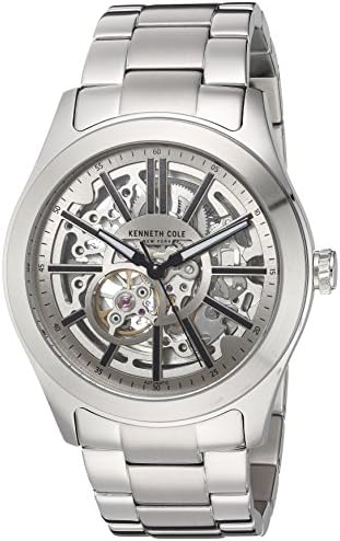 Kenneth Cole New York Men’s Automatic-self-Wind Watch with Stainless-Steel Strap, Silver, 11 (Model: 10030815) Kenneth Cole New York Men’s Automatic-self-Wind Watch with Stainless-Steel Strap, Silver, 11 (Model: 10030815)