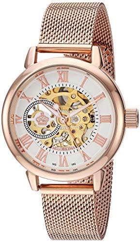 Sweetbless Wristwatch Women’ s Analog Roman Number Steampunk Skeleton Self-Wind Auto Mechanical Watch Sweetbless Wristwatch Women’ s Analog Roman Number Steampunk Skeleton Self-Wind Auto Mechanical Watch
