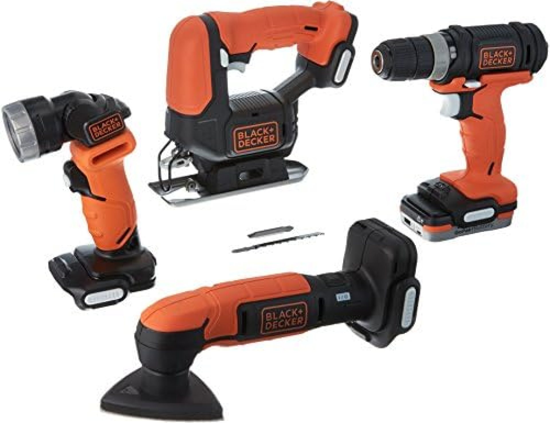 BLACK+DECKER GoPAK Cordless Drill Combo Kit, 4 Tool (BDCK502C1) BLACK+DECKER GoPAK Cordless Drill Combo Kit, 4 Tool (BDCK502C1)