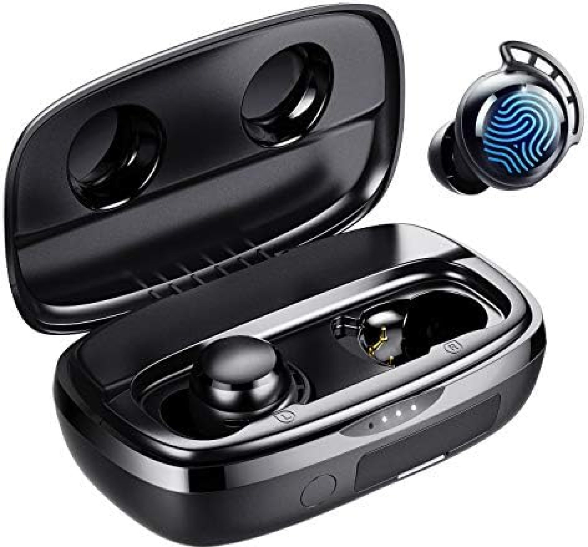 Wireless Earbuds, Tribit 100H Playtime Bluetooth 5.0 IPX8 Waterproof Touch Control True Wireless Bluetooth Earbuds with Mic Earphones in-Ear Deep Bass Built-in Mic Bluetooth Headphones, FlyBuds 3 Wireless Earbuds, Tribit 100H Playtime Bluetooth 5.0 IPX8 Waterproof Touch Control True Wireless Bluetooth Earbuds with Mic Earphones in-Ear Deep Bass Built-in Mic Bluetooth Headphones, FlyBuds 3