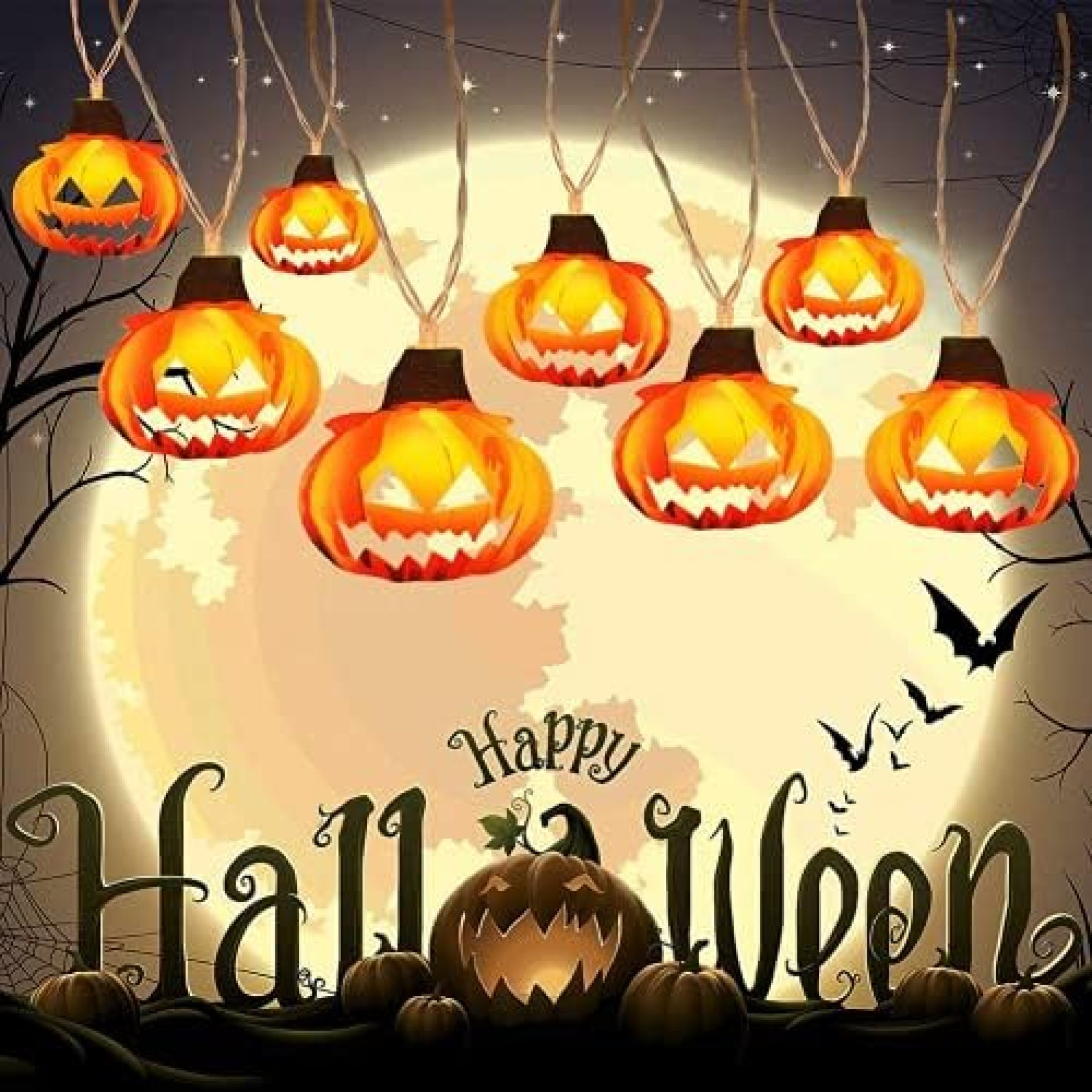 Halloween Decorations String Lights Battery Operated, FURANDE Pumpkin String Lights 10ft 20 LEDs with 2 Lighting Modes (Steady/Flickering), Waterproof Indoor/Outdoor Halloween Party Decorations Halloween Decorations String Lights Battery Operated, FURANDE Pumpkin String Lights 10ft 20 LEDs with 2 Lighting Modes (Steady/Flickering), Waterproof Indoor/Outdoor Halloween Party Decorations