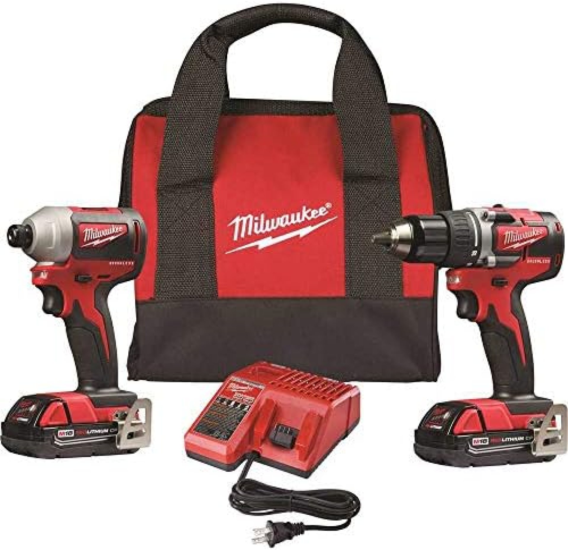 Milwaukee 2892-22CT M18 Compact Brushless 2-Tool Combo Kit, Drill Driver/Impact Driver Milwaukee 2892-22CT M18 Compact Brushless 2-Tool Combo Kit, Drill Driver/Impact Driver