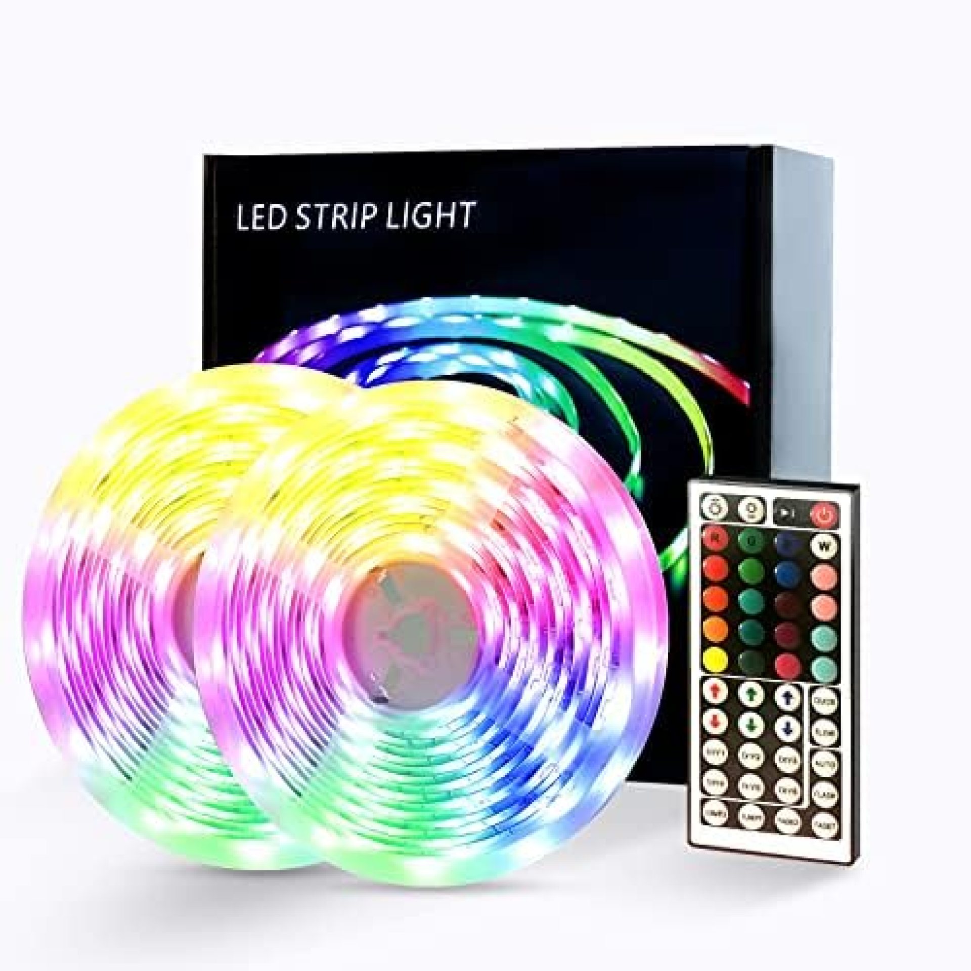 LED Lights for Bedroom, Ultra Long RGB 5050 Color Changing 65.6ft Led Strip Lights for Desk Home Decoration Garage Party Festival with 44 Keys Remote 12v Power Supply LED Lights for Bedroom, Ultra Long RGB 5050 Color Changing 65.6ft Led Strip Lights for Desk Home Decoration Garage Party Festival with 44 Keys Remote 12v Power Supply