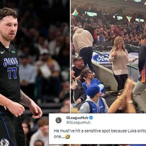 Clip emerges of Mavs superstar Doncic immediately calling for security to eject heckling fan… after he told four-time NBA All-Star to ‘get on the treadmill’ during game Clip emerges of Mavs superstar Doncic immediately calling for security to eject heckling fan… after he told four-time NBA All-Star to ‘get on the treadmill’ during game