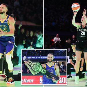 Warriors star Stephen Curry BEATS Liberty sharpshooter Sabrina Ionescu in historic head-to-head 3-point contest… with Golden State guard winning special WWE-style belt after NBA vs. WNBA matchup Warriors star Stephen Curry BEATS Liberty sharpshooter Sabrina Ionescu in historic head-to-head 3-point contest… with Golden State guard winning special WWE-style belt after NBA vs. WNBA matchup